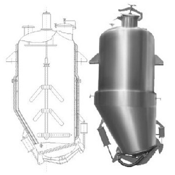 斜錐式提取罐結構圖